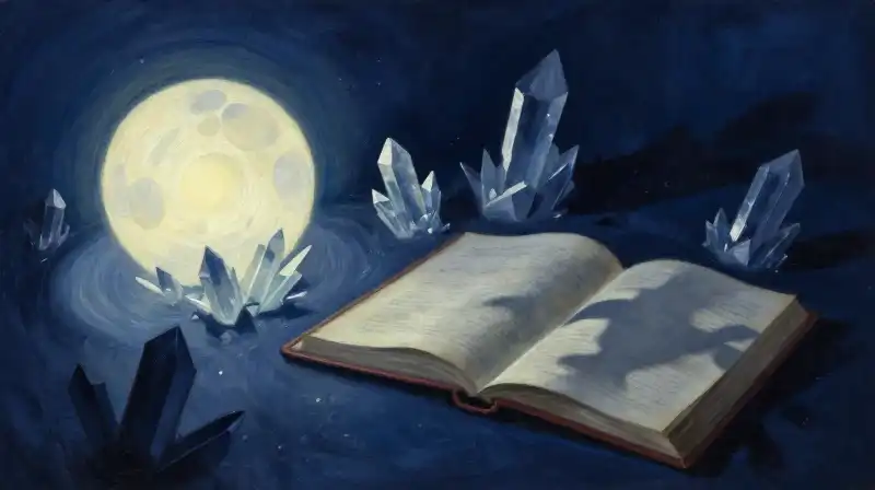 Literary transition from soft light to sharp complex forms
